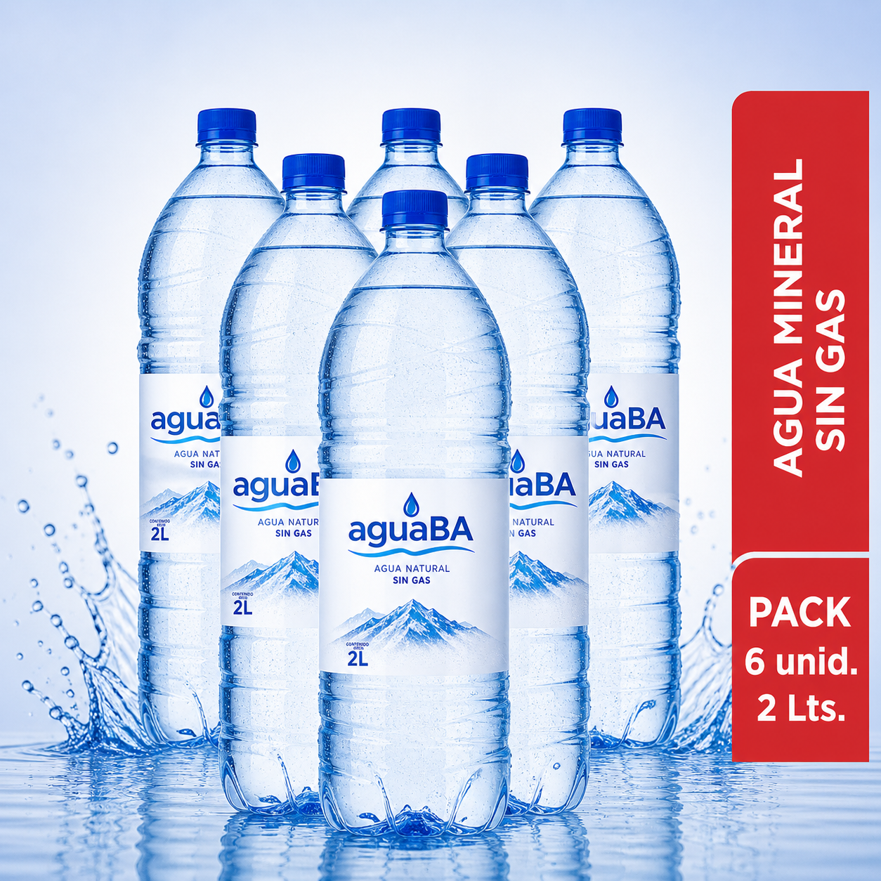 PACK x6 – AGUA 2 LITROS – aguaBA